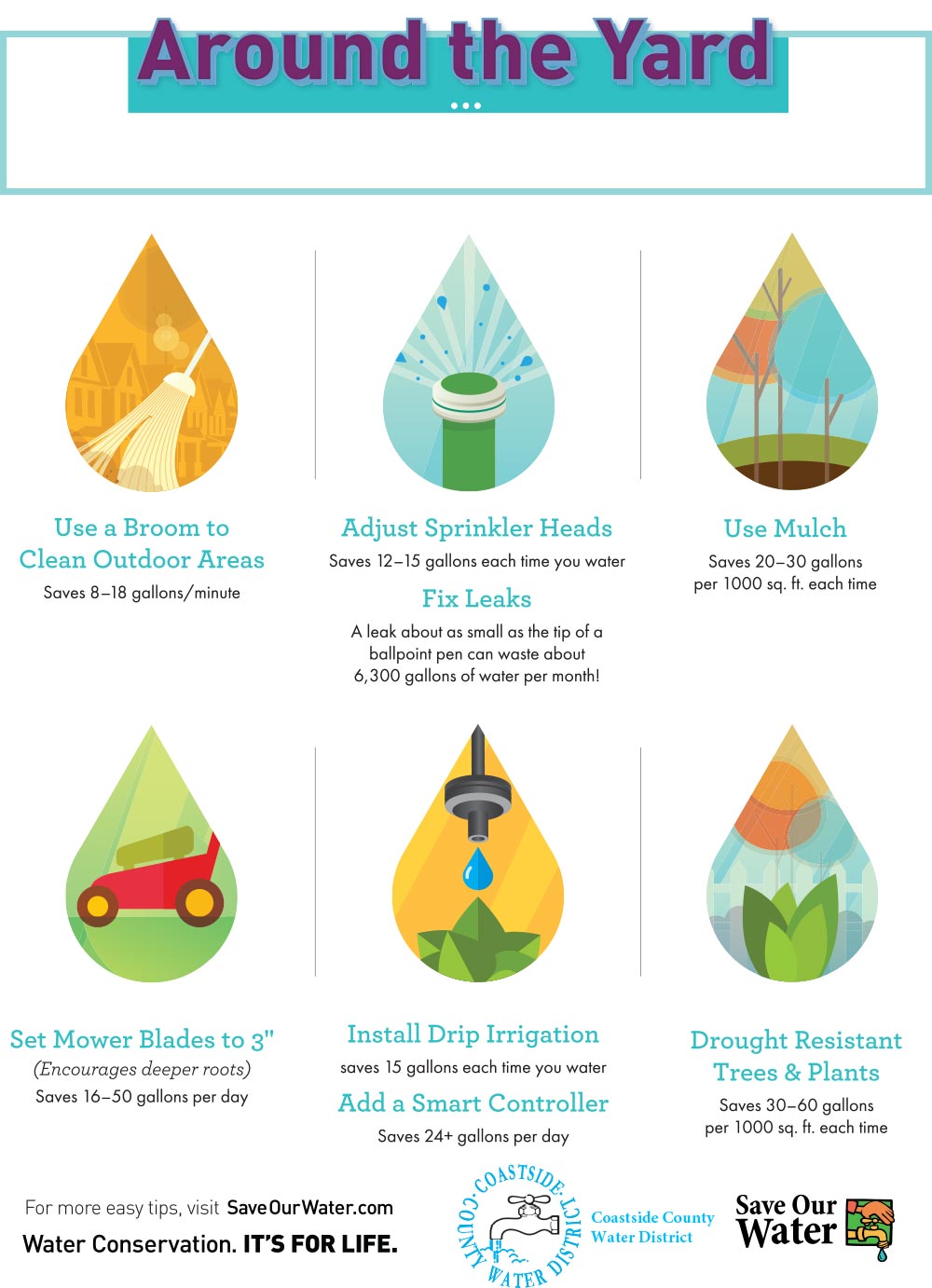 Around the Yard water conservation tips