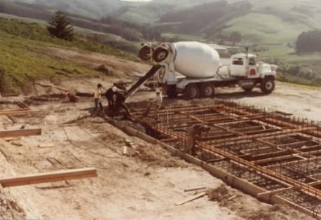 Nunes Water Treatment Plant under construction, circa 1982