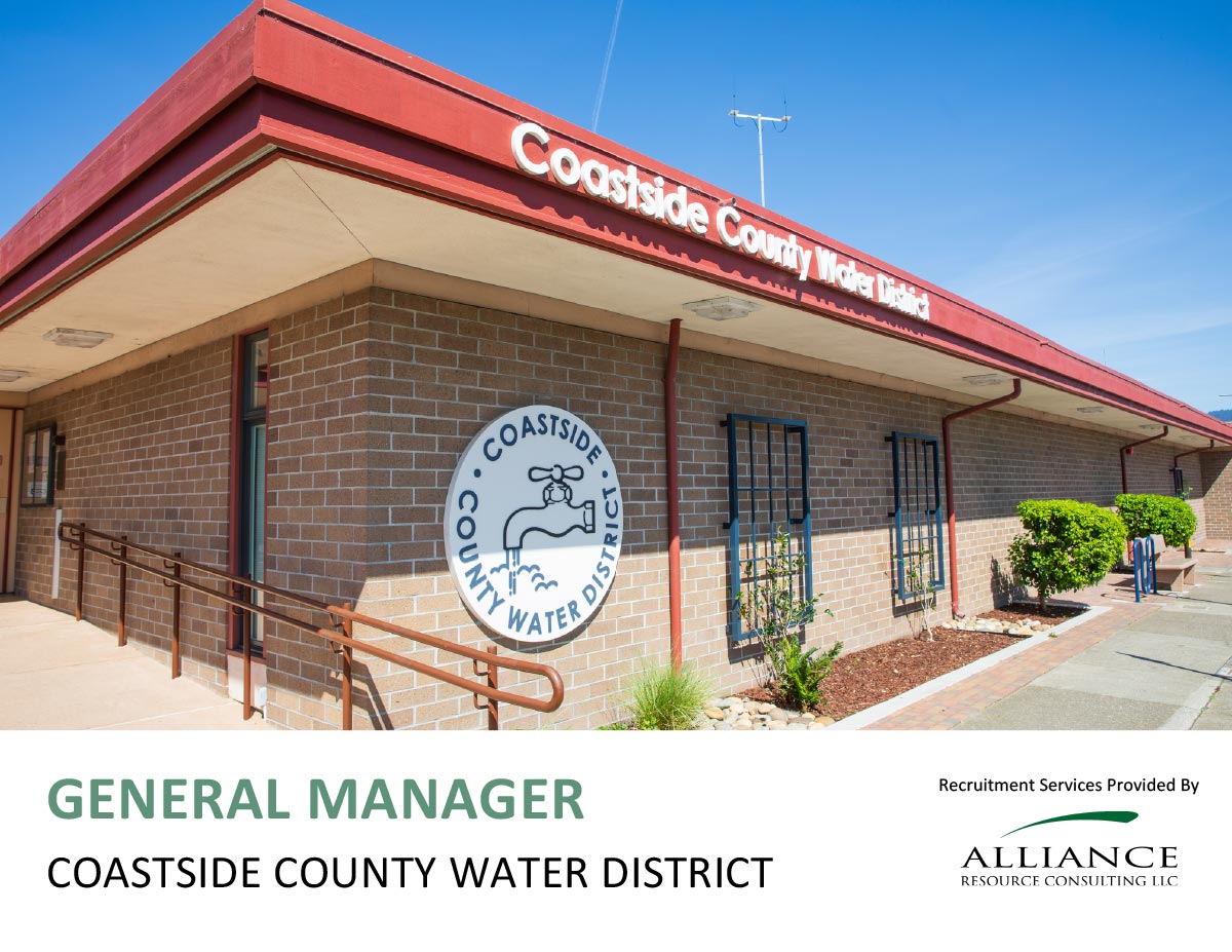 General Manager job announcement at Coastside County Water District